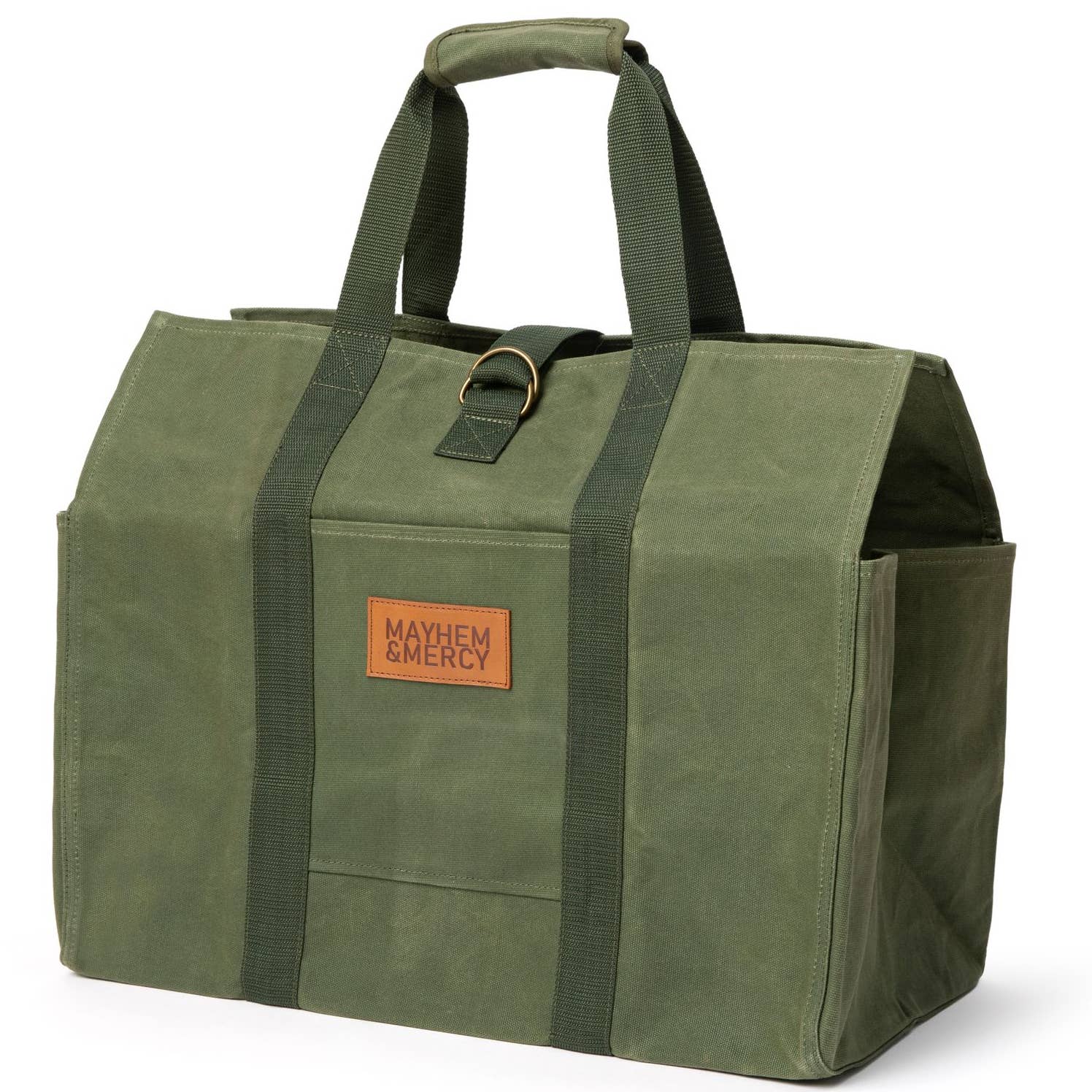 Mayhem & Mercy - Vente Tote bag – unisexe - Sac de transport pour bois de chauffage en toile cirée de qualité supérieure et fourre-tout12