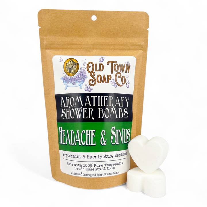 Old Town Soap Co. - Wholesale Shower Steamer/Bomb - Shower Bombs/Steamers -8 Pack -Avail in 12 Blends #1 Seller2