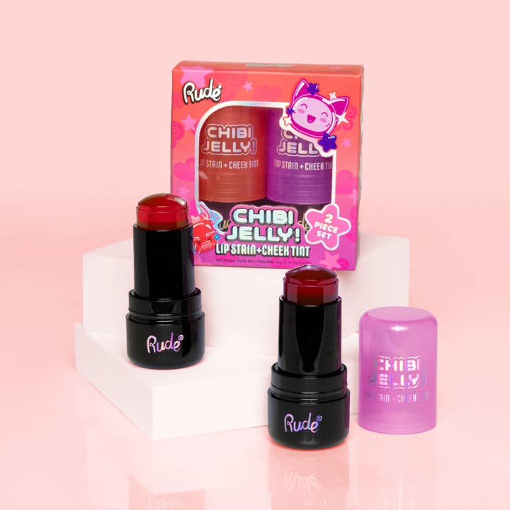 Chibi Manga Collection Chibi Jelly! Lip Stain + Cheek Tint D for wholesale by Rude Cosmetics