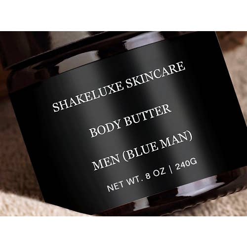 Manteca corporal Blue Man para venta al por mayor de ShakeLuxe Skincare