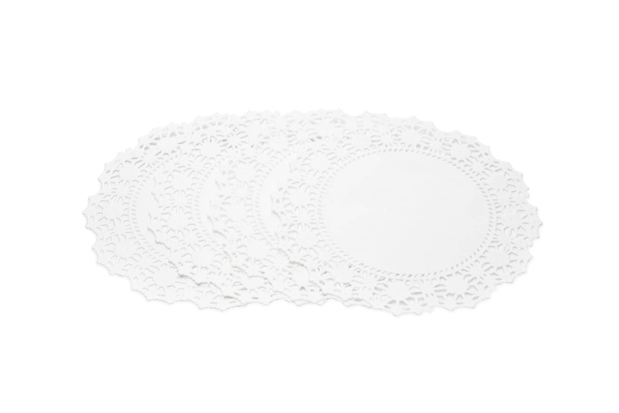 Fox Run Brands – wholesale Disposable plate – Fox Run Paper Lace Doilies, Pack of 24, 6"3