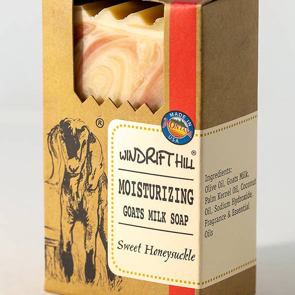 Windrift Hill Goat Milk Skincare - Wholesale Bar Soap - Sweet Honeysuckle Goat Milk Soap