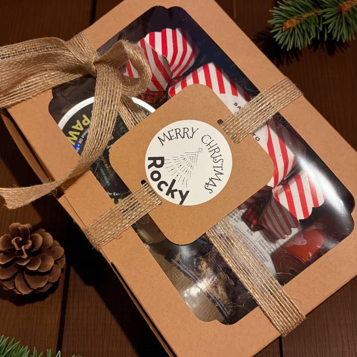 Bark + Ride Personalised Christmas Dog Selection Box for wholesale by BARK + RIDE