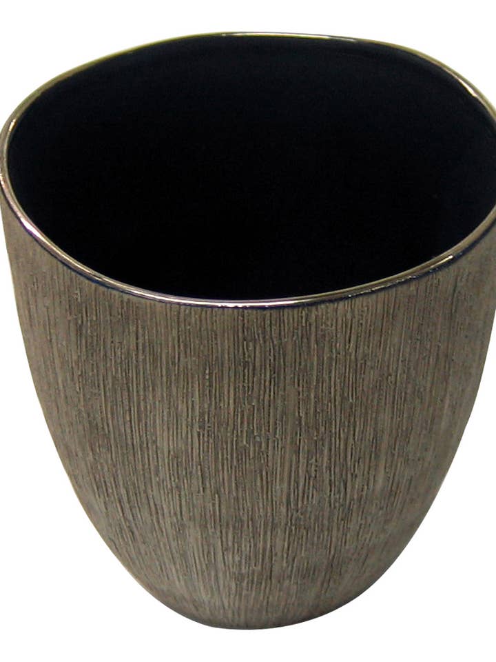 Suporte para Escova de Dentes em Porcelana Cinza ONDO por atacado de Pachyderme