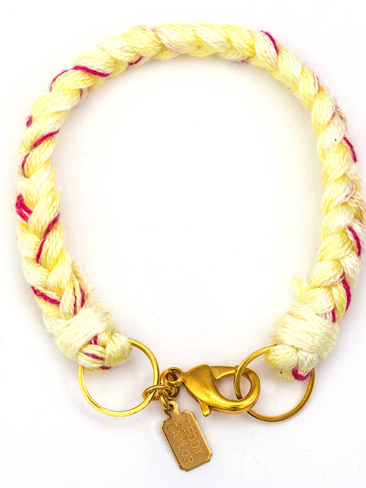 Bracciale giallo narciso - Tinto a mano per la vendita all'ingrosso da parte di Teddy Taylor Jewelry