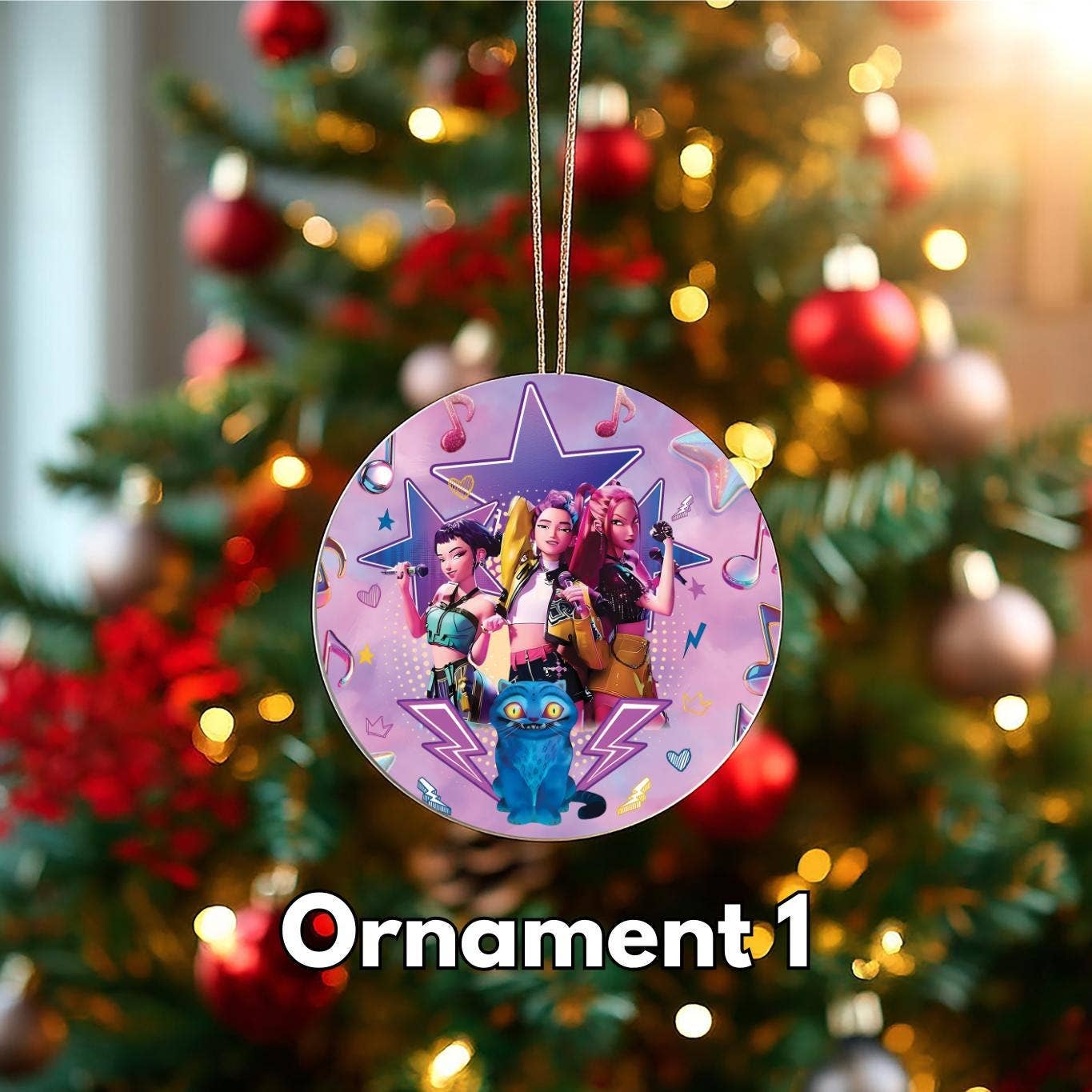 Embrova - Wholesale Ornament - K-POP Demon Hunters Ornament, Christmas Ornaments Decor1