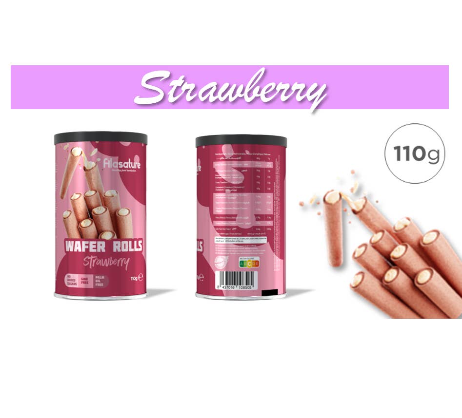 Alasature / Elmafood Iberica SL - Wholesale Cookie - Barquillos de Fresa