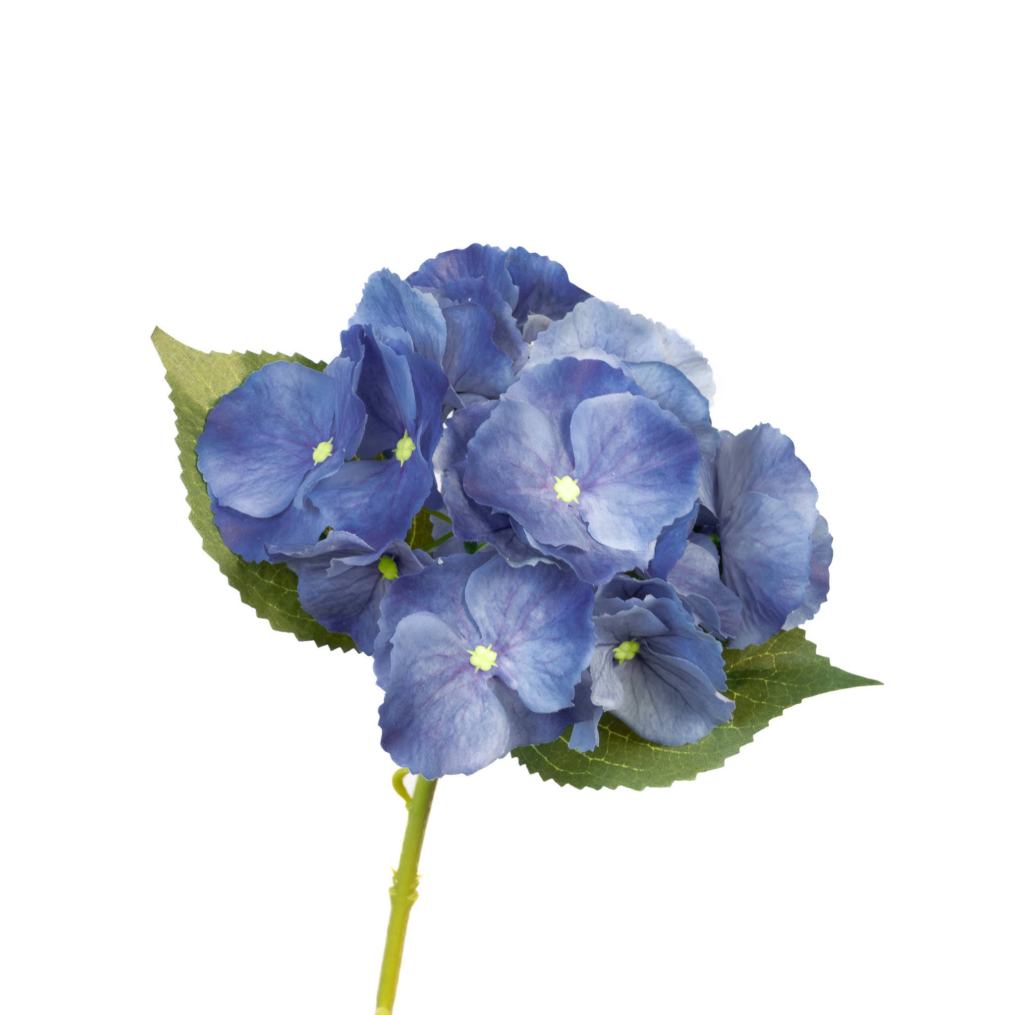 Mills Floral Company - Wholesale Artificial Flowers - Real Touch Hydrangea - 14 Inch - Blue0