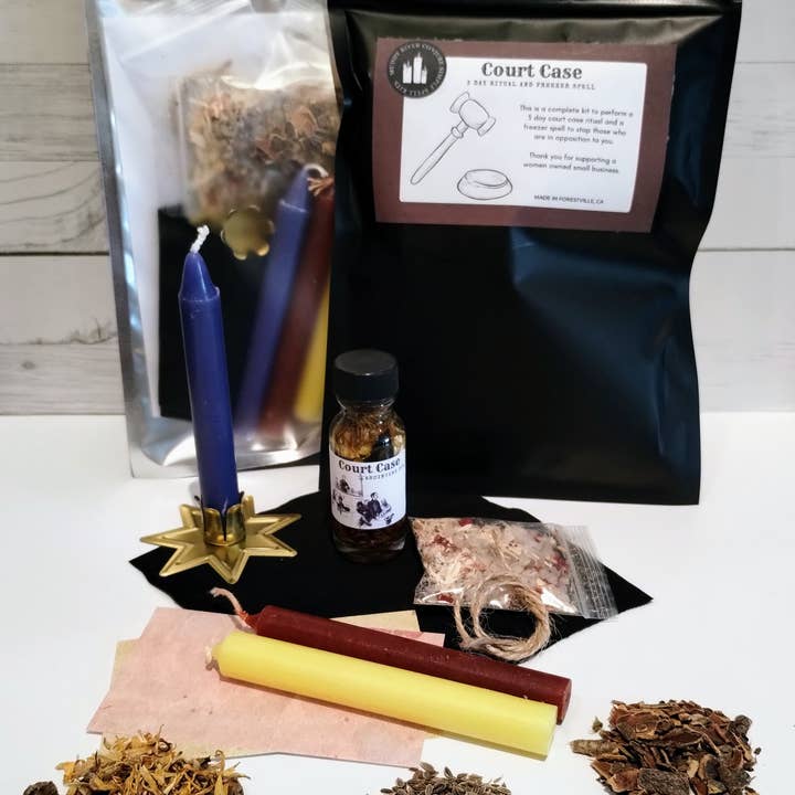 Muddy River Conjure – Material de meditação por atacado – Court Case 3 Noites Kit de Ritual e Congelador Spell