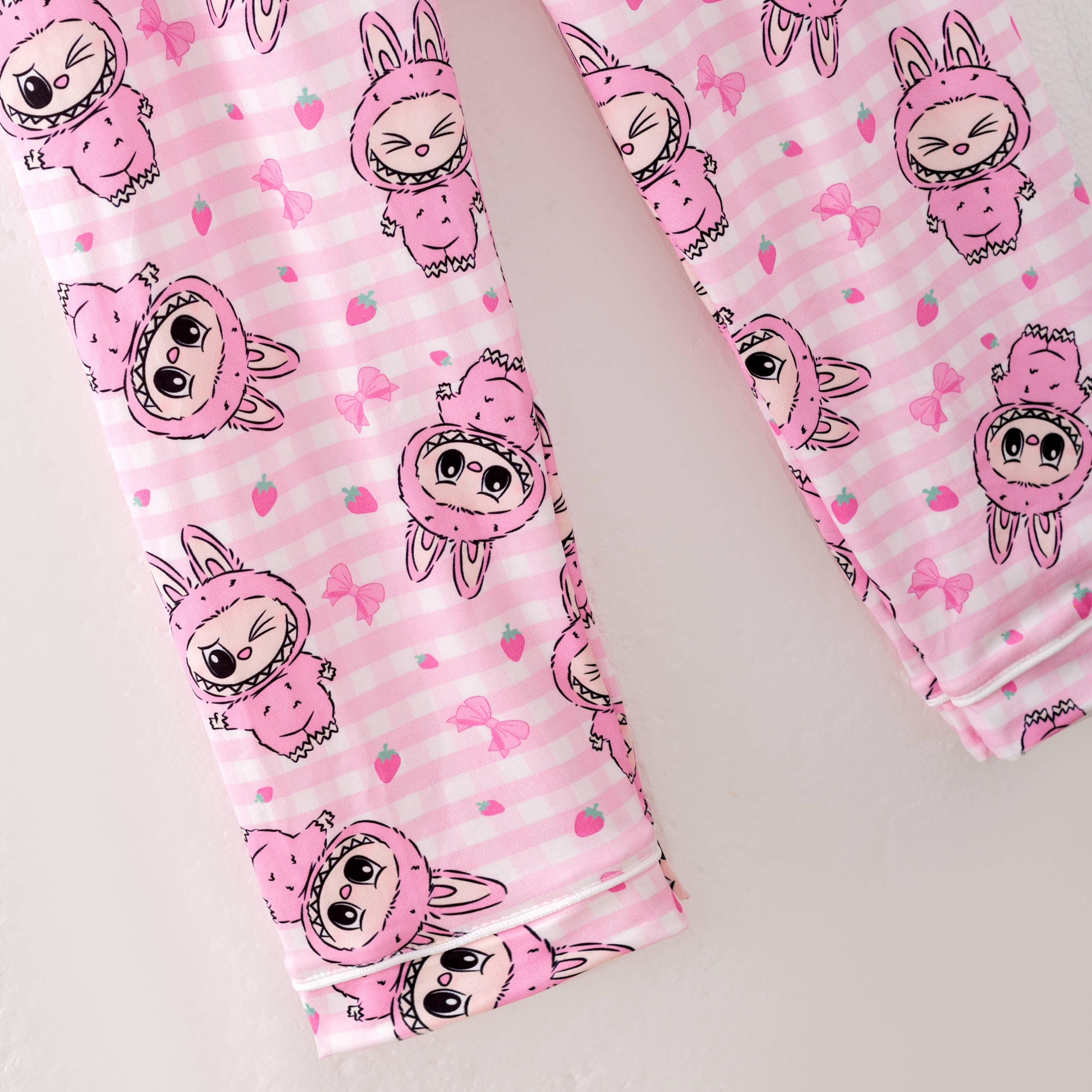 Auraquise - Vente Haut et bas de pyjama – enfant - Ensemble de Pyjamas Douillets en Fourrure pour Maman et Moi - Dessin Animé d'Automne4