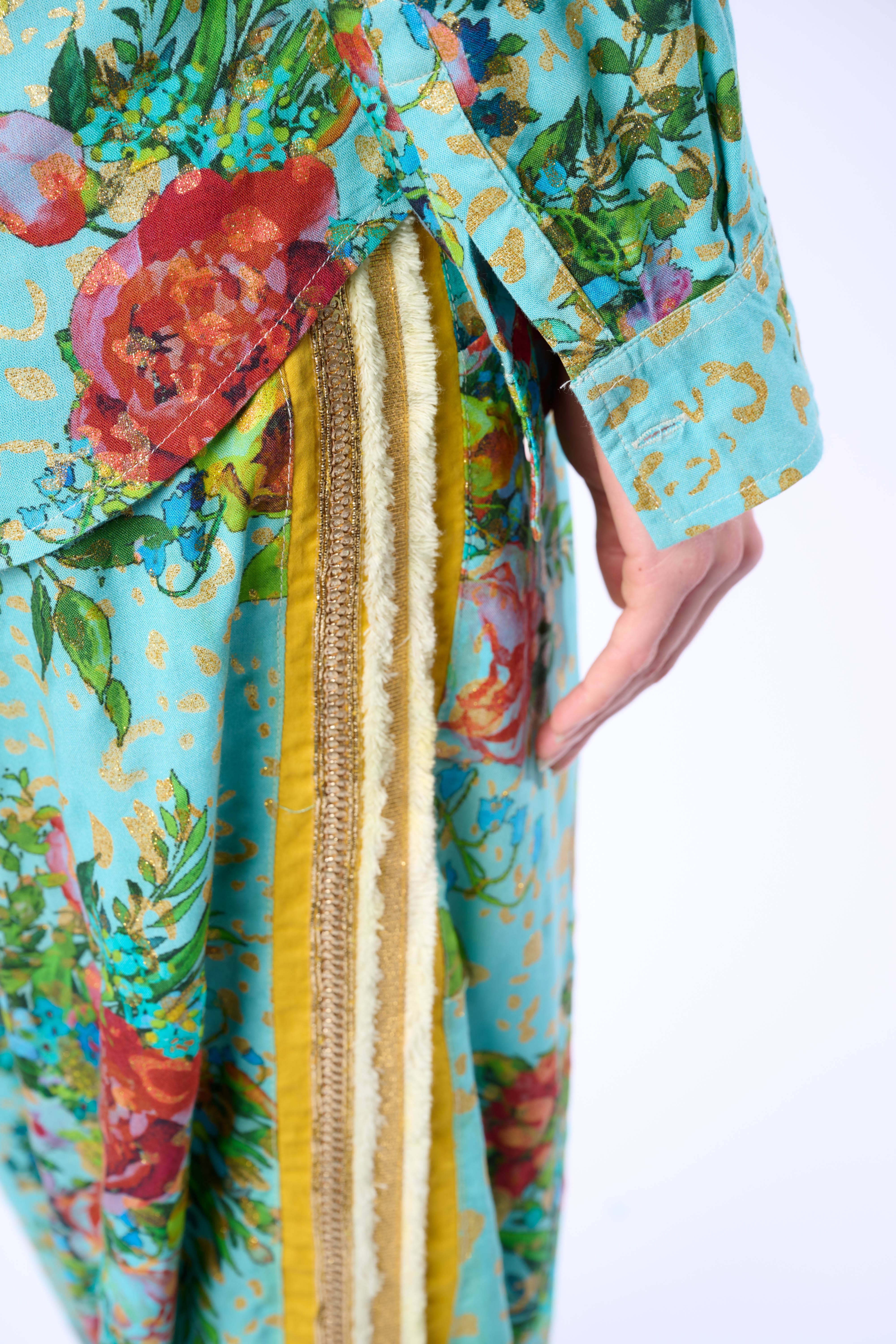 Imprimé Aqua Pantalon Cordelia en vente sur Faire8