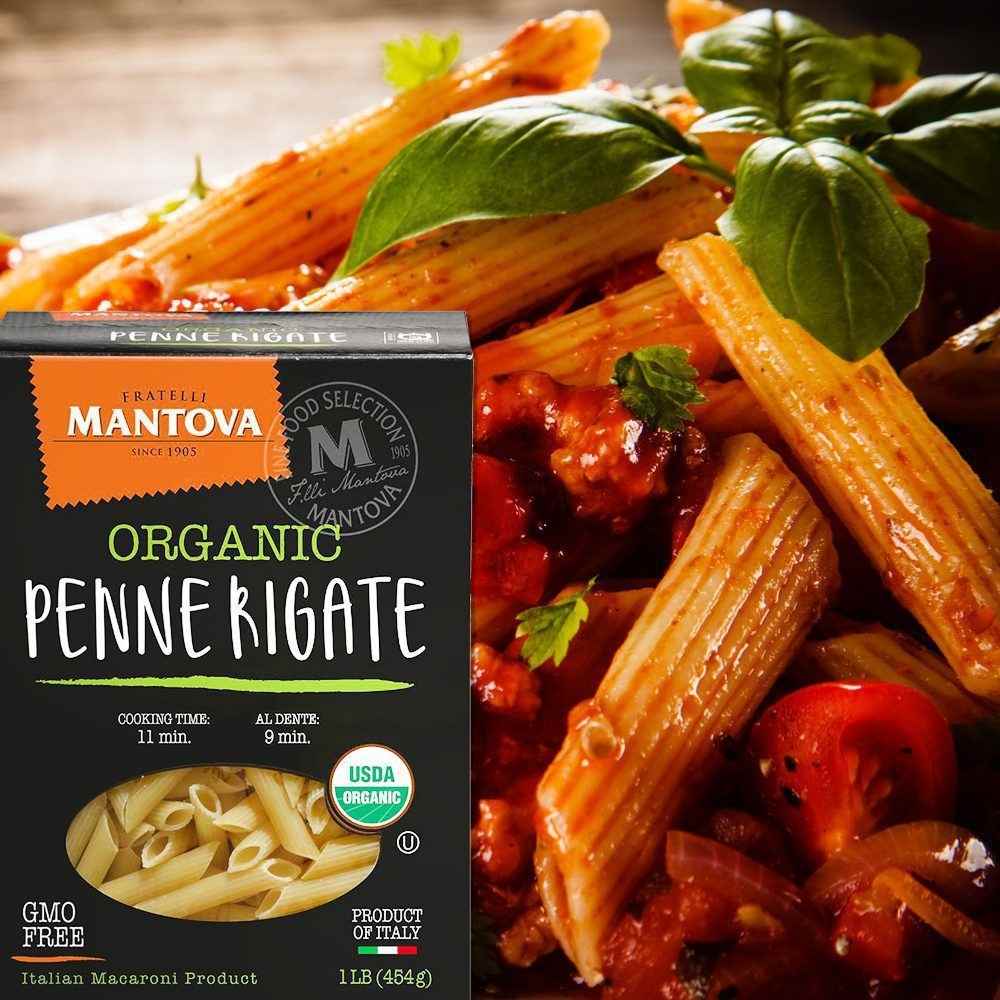 Fine Italian Food - Wholesale Pasta - Mantova Organic Penne Rigate Pasta, 1 lb.2