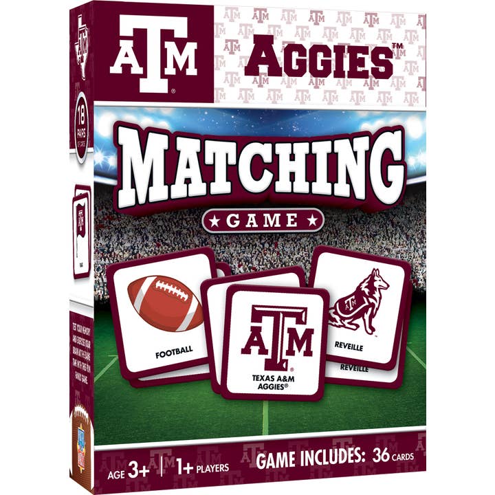 Texas A&M Aggies Matching Game for wholesale by Masterpieces Puzzles