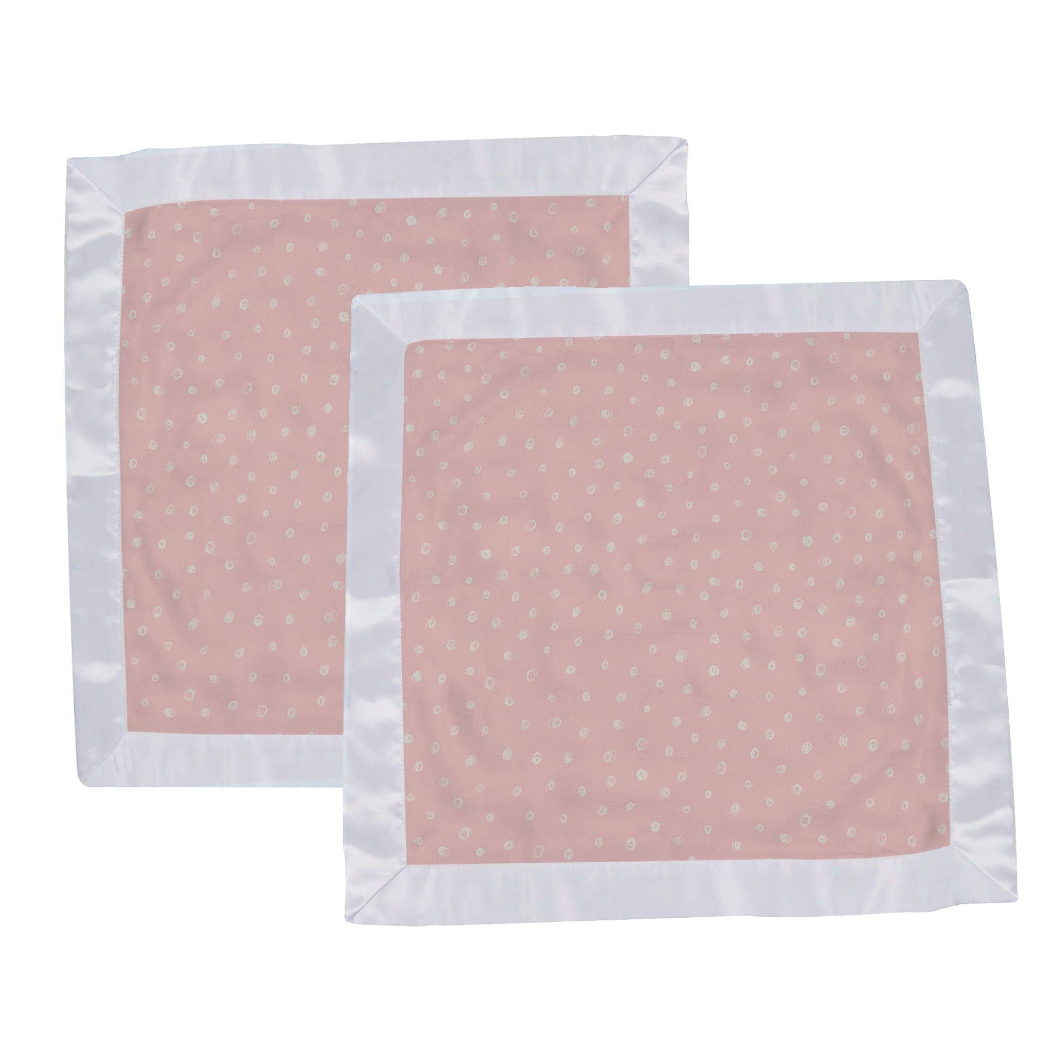 Newcastle Classics - Wholesale Security/Cuddle Blanket - Baby - Pink Pearl Polka Dot Newcastle Blankie2