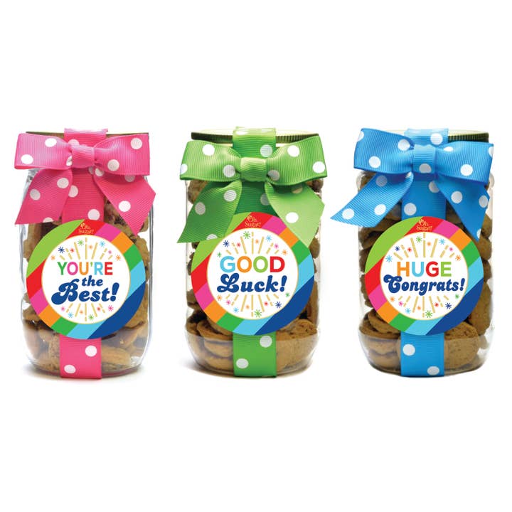 Cookie Jars - Motivational Asst 2 - Pint for wholesale by Oh, Sugar!