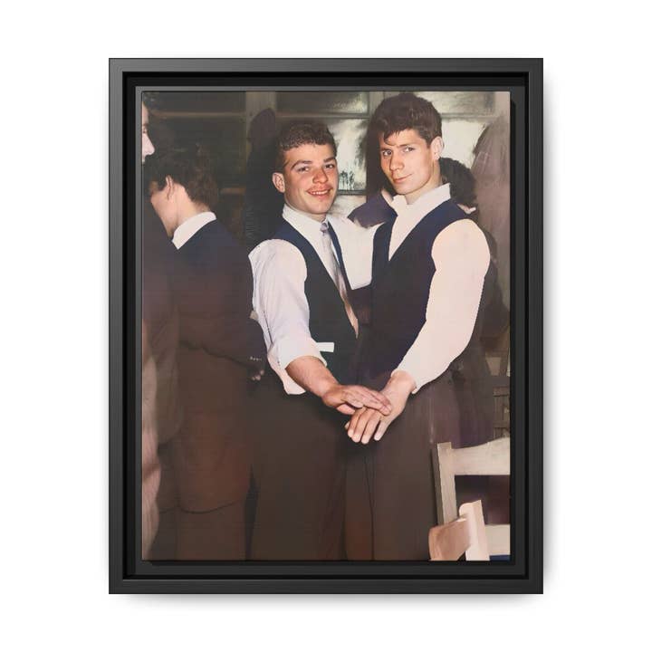 paire 116 | Framed Vintage Photo - Matte Canvas for wholesale by Walt & Pete