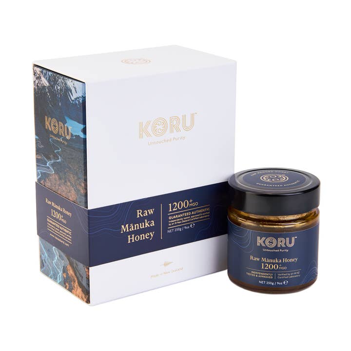 KORU Raw Manuka Honey MGO 1200+ | UMF 25+ | 250g for wholesale by Koru