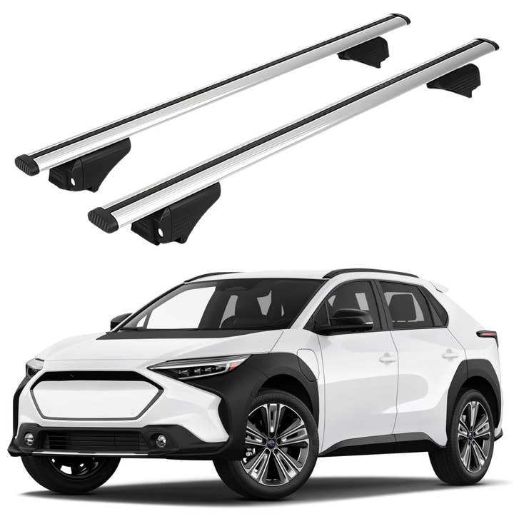 Tvärstänger för takräcke med förlängd stångdesign för Subaru Solterra 2023–2026 - Silver för wholesale av Erkul Auto USA