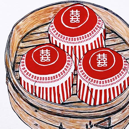 Sarah Kwan Artist – wholesale Art print – Teacake Dim Sum Prints2