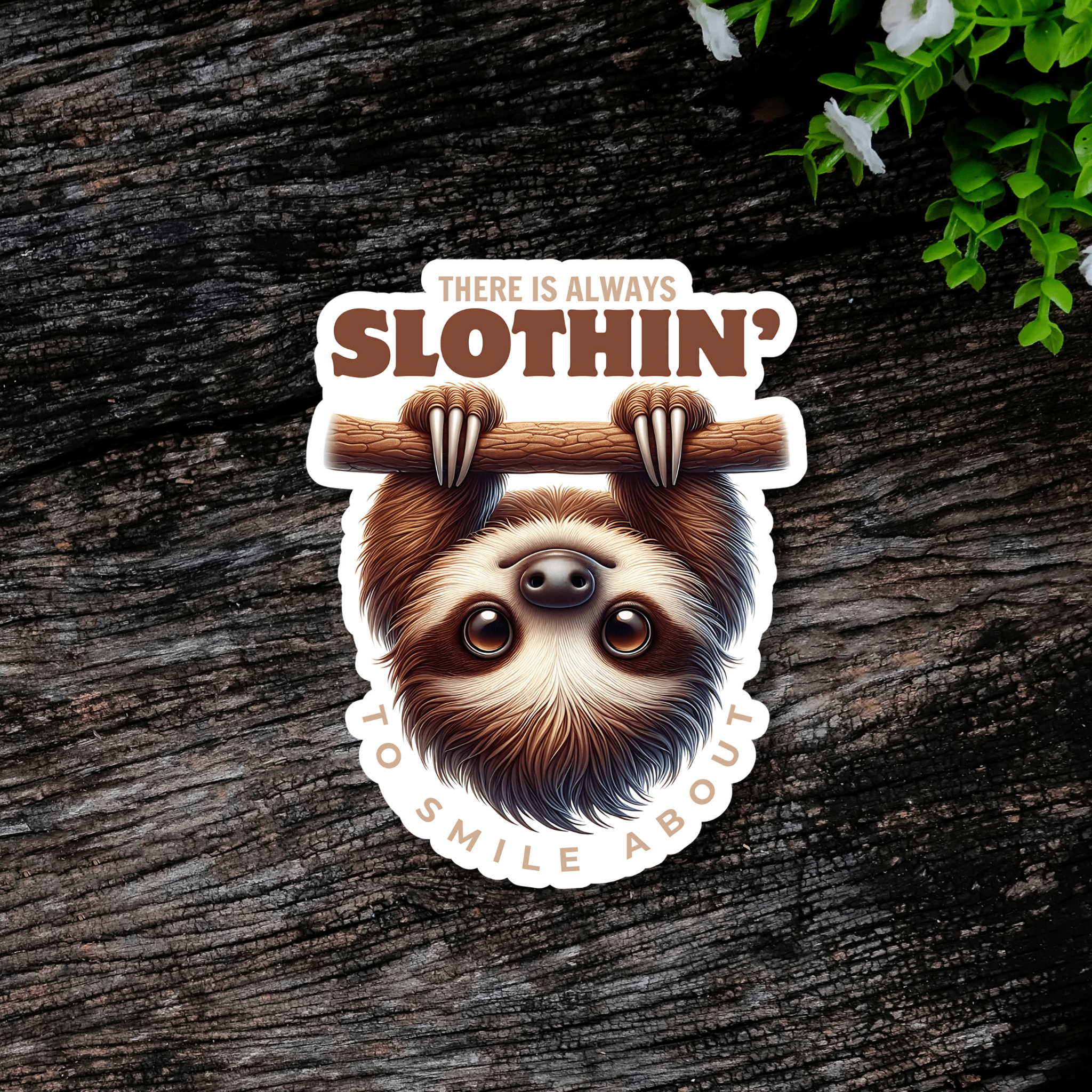 Stormy Vision - Wholesale Sticker - Cute Sloth Sticker Inspired By Mental Health, Die Cut Decals1