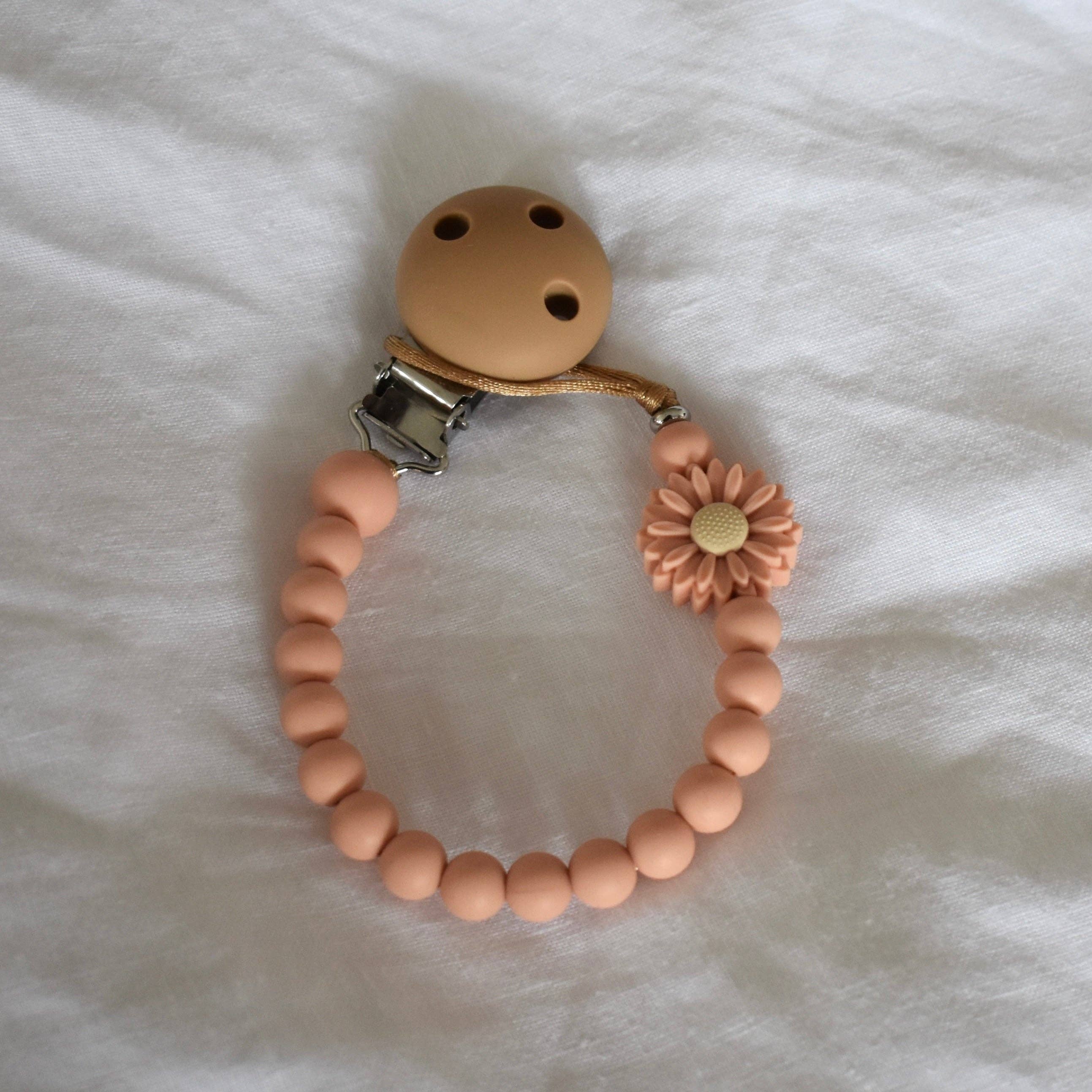 Bella Zailea - Wholesale Pacifier clip – Baby - Daisy Dummy Clip2