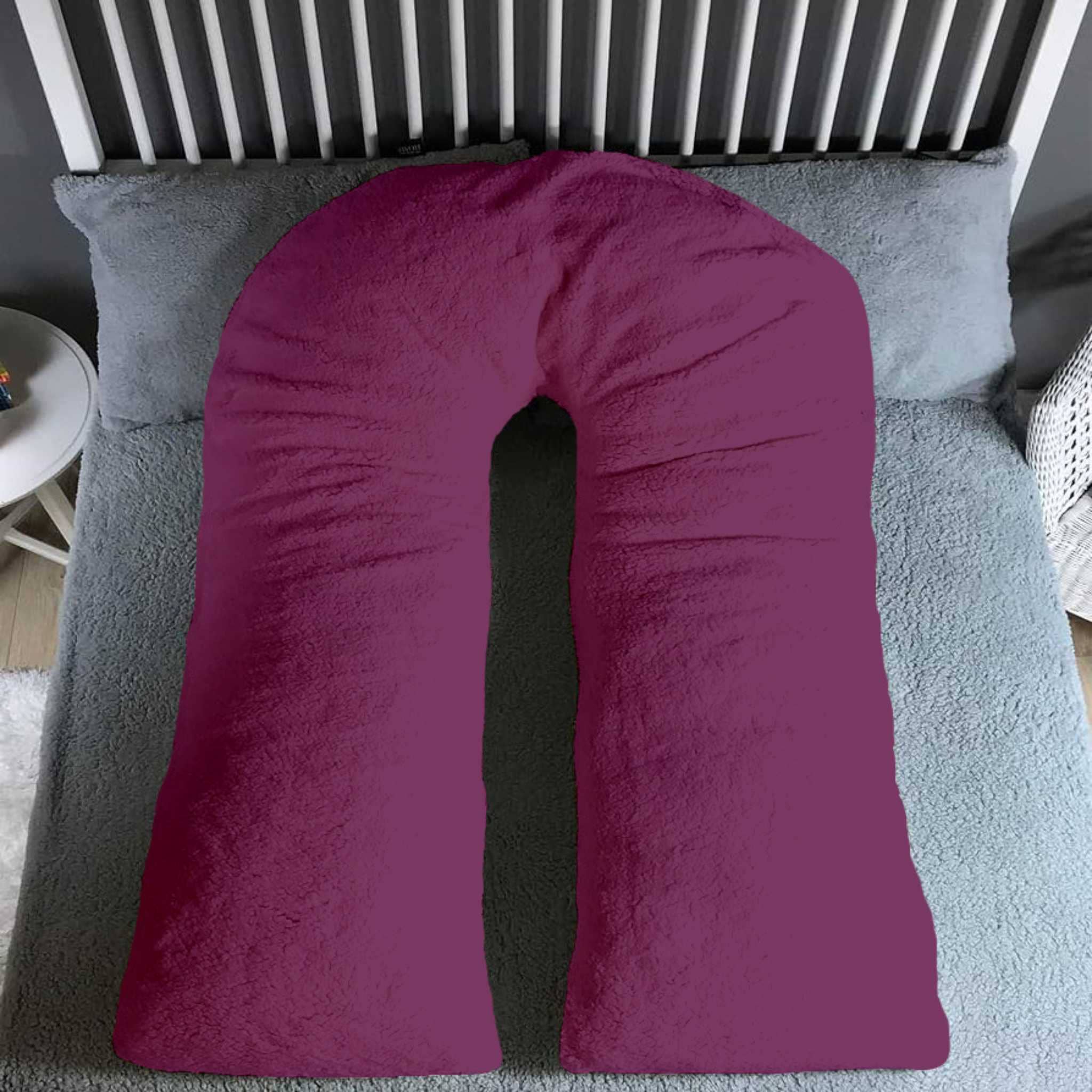 Beach Stone - Venta al por mayor Fundas de almohada - Funda de almohada de cuerpo entero de forro polar de peluche en forma de U de 9 pies8