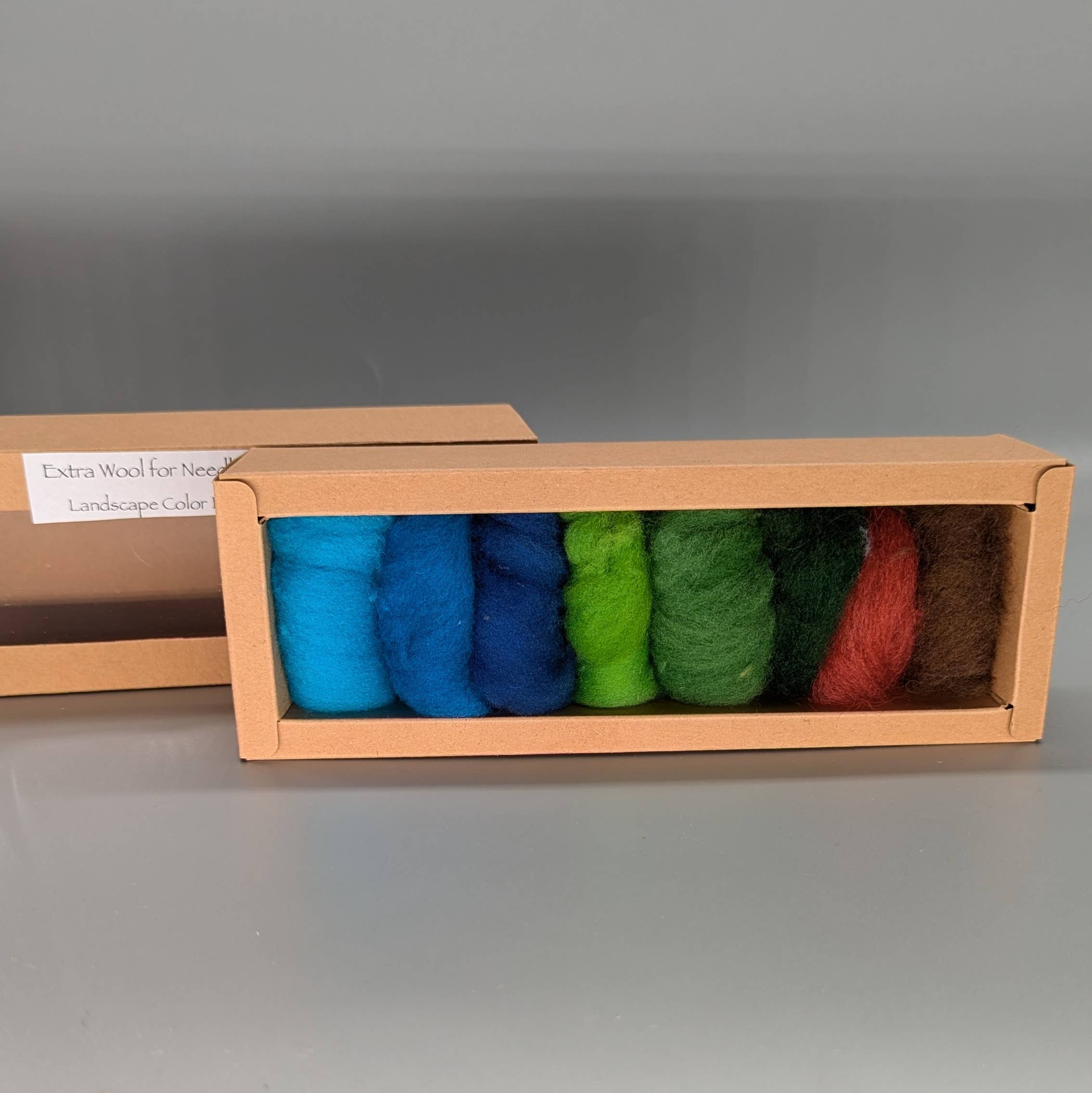 Wooliza Fiber Arts - Vendita all'ingrosso Attrezzature per lavoretti e fai da te - Dimensione Media - Scatola Extra di Colori di Lana - Tre Opzioni di Colore1