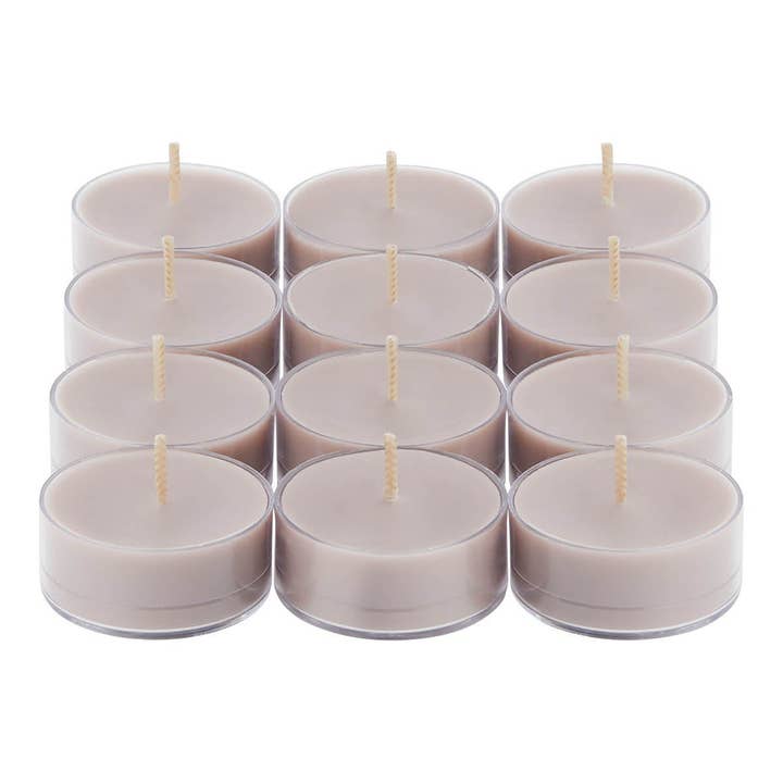 White Birch & Currant Universal Tealight Candles for wholesale by Glow Collection