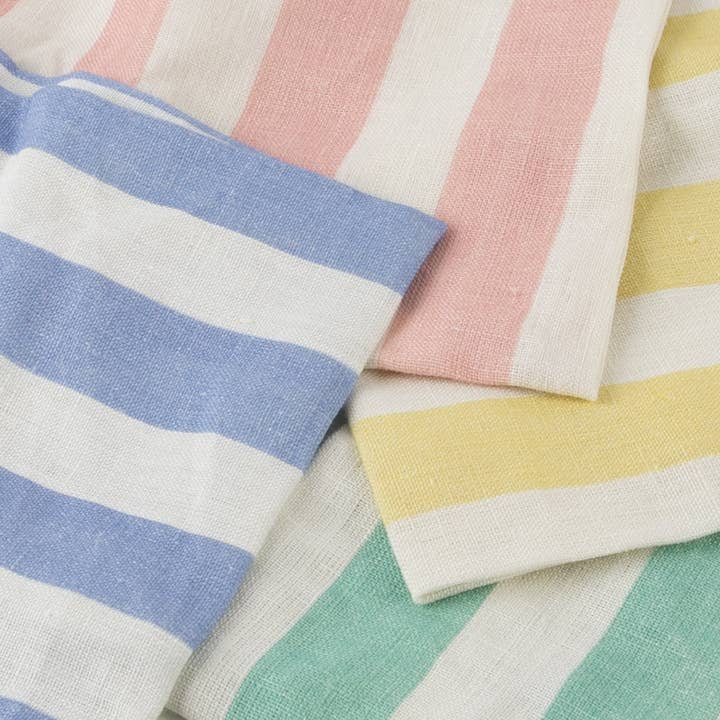 Meri Meri - Wholesale Dinner & Cloth Napkin - Stripe Ruffle Fabric Napkins