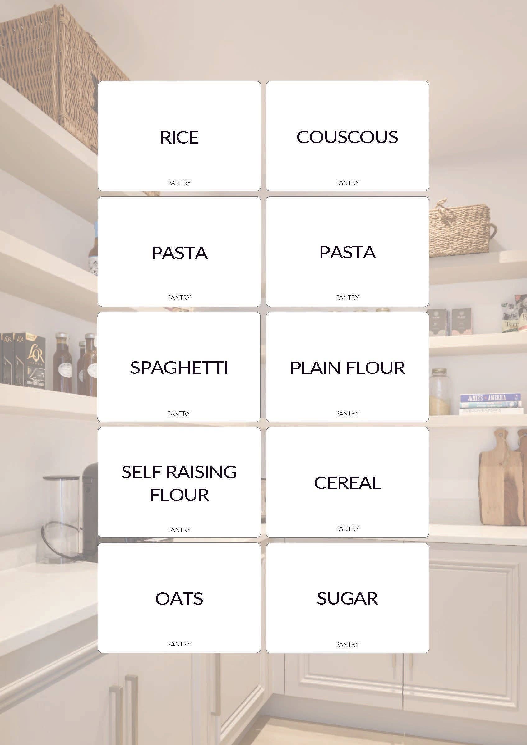 So At Nature – wholesale Food/beverage label – Small Waterproof Customisable Pantry Labels2