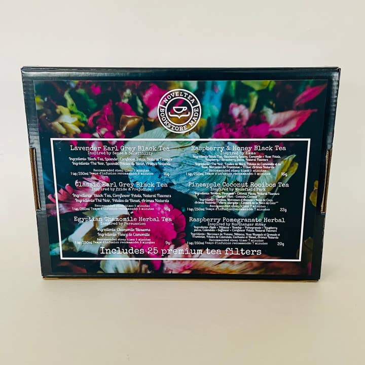 NovelTea Bookstore & Gifts – wholesale Loose tea – Jane Austen Inspired Loose Leaf Tea Collection Box2