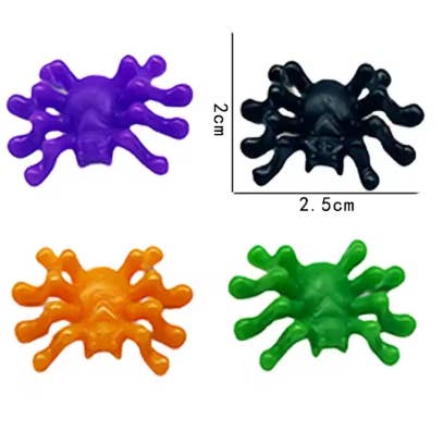 Wall Climbing Spider Stress Relief Sticky Toys - Assorted for wholesale by Buddha Yoga