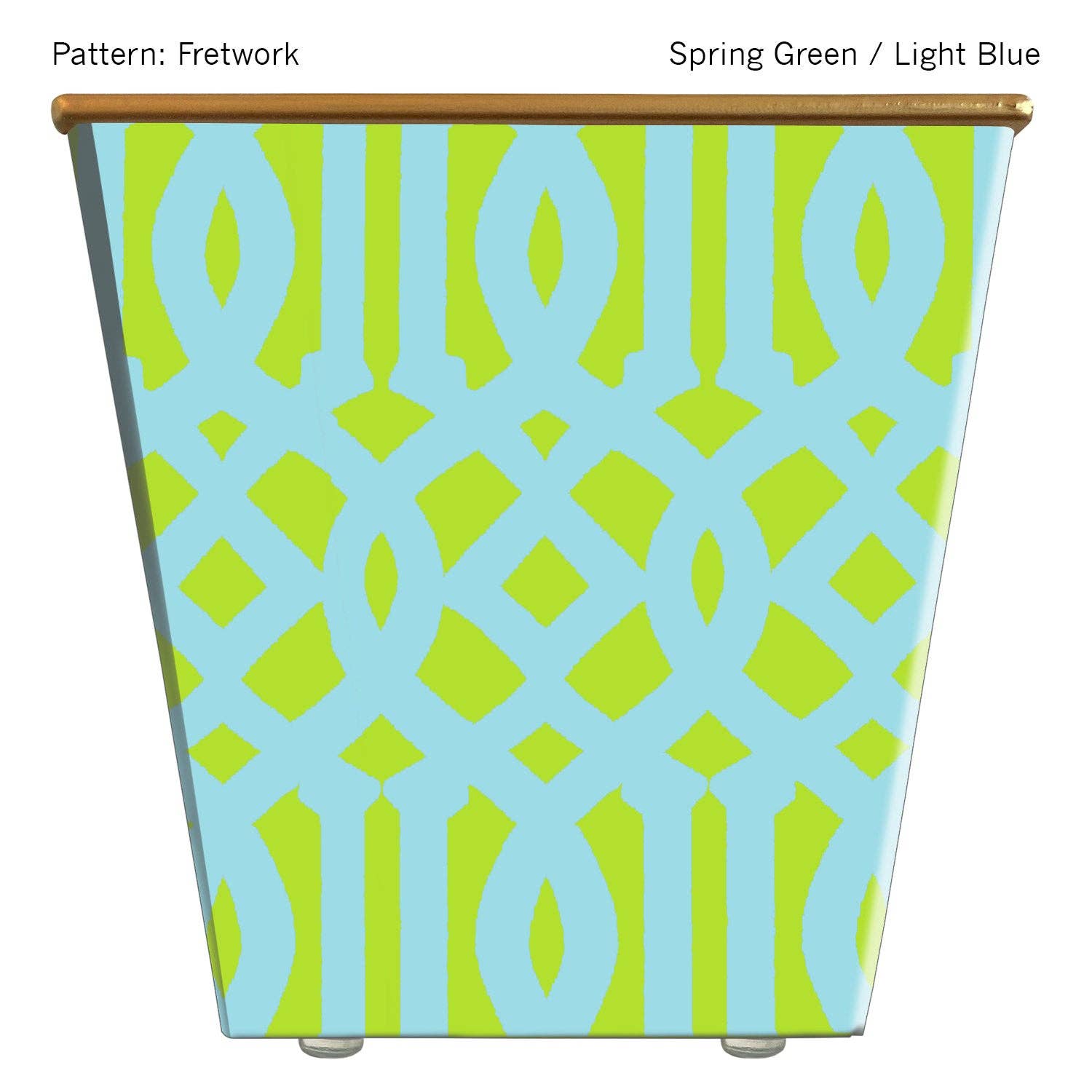 Hedge Farm Candles and Containers - Wholesale Plant Pot - Fretwork Cachepot Container Only15