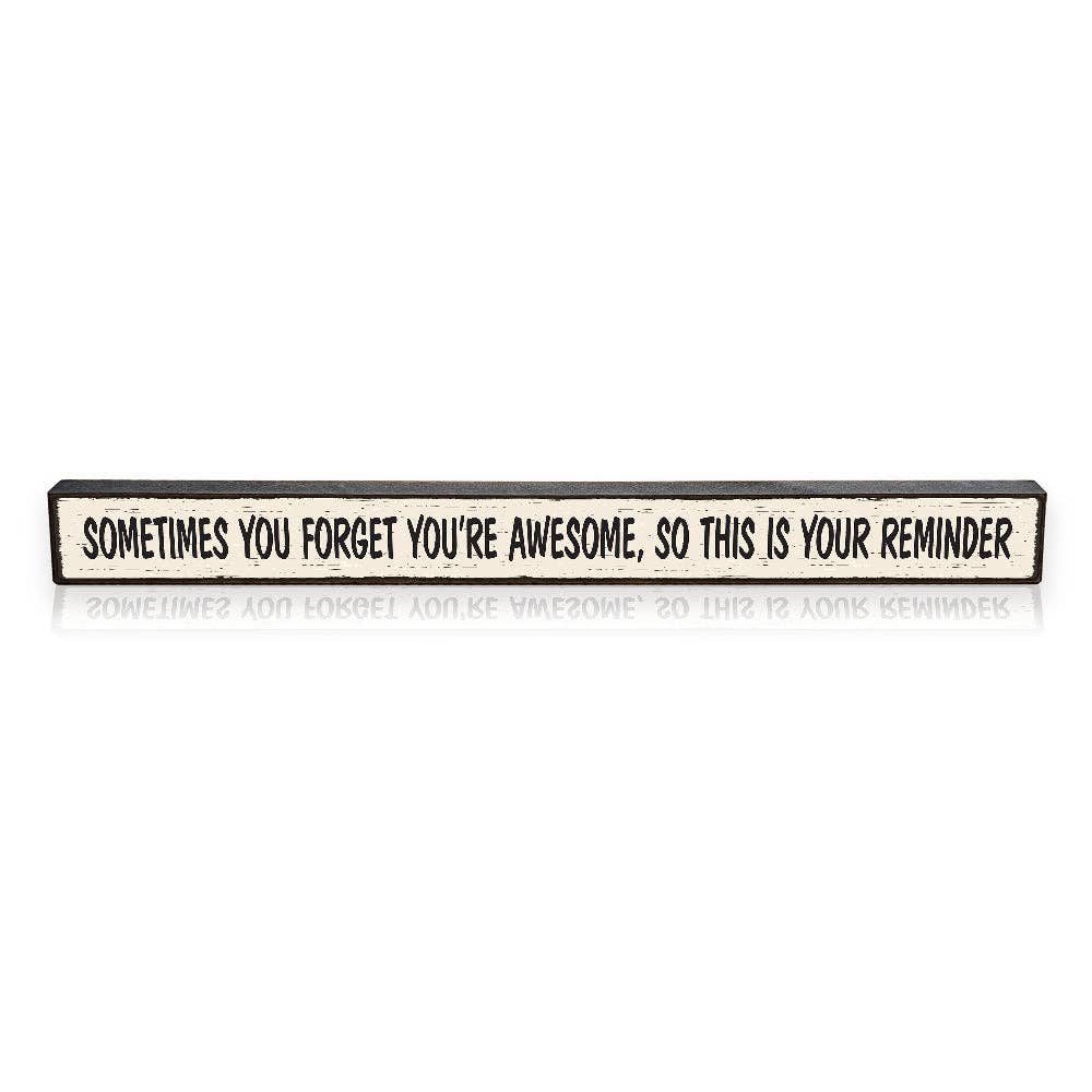 ST Creations - Wholesale Sign - Sometimes You Forget You're Awesome - Skinnies®  STSK-10