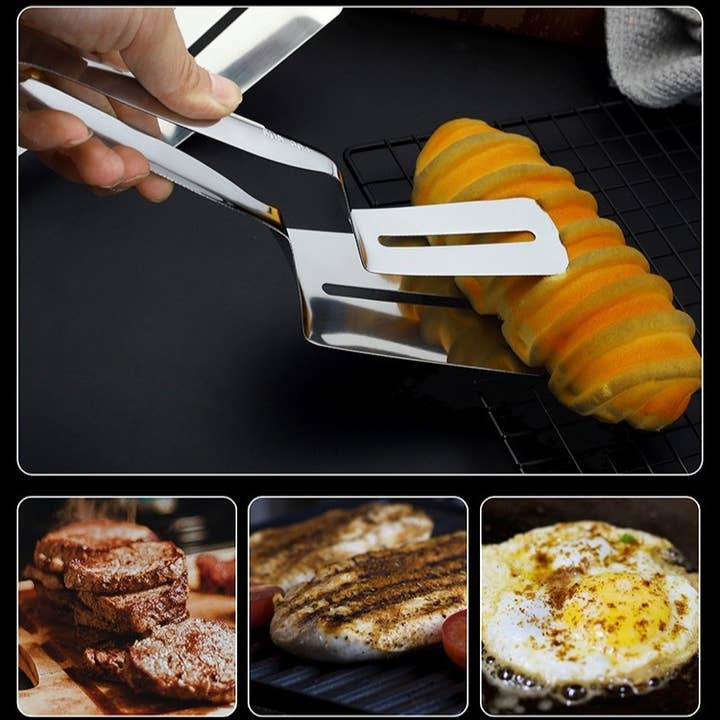 Otterware - Wholesale Kitchen tong - 304 Stainless Steel Grill & Spatula Tongs3
