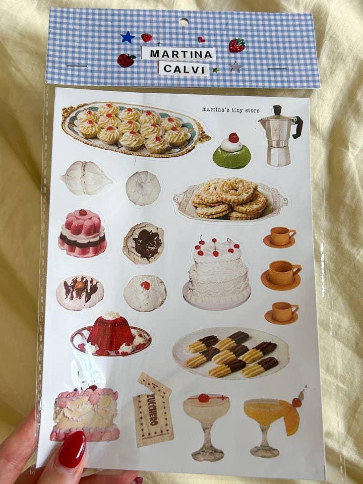 Cassata Mini Stickersheet x Casa Dolce Desserts for wholesale by TINYSTORE