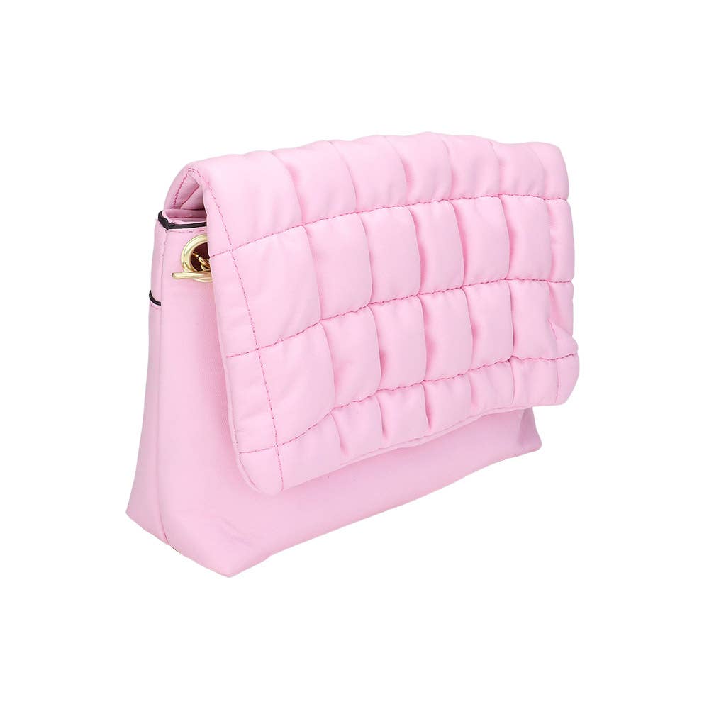 Sensibling Corp. - Wholesale Crossbody Bag - Women's - Faux Leather Quilted Padded Crossbody Bag2