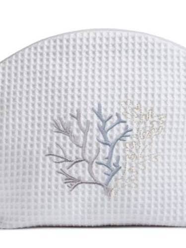 Cosmetic Bag (Medium), Coral (Duck Egg Blue) for wholesale by Jacaranda Living