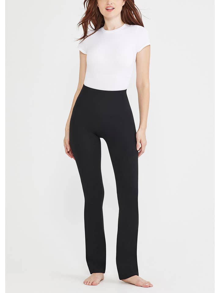 Black Jodi Slim Bootcut Shaping Legging - 360Sculpt™ Cotton - Plus for wholesale on Faire1