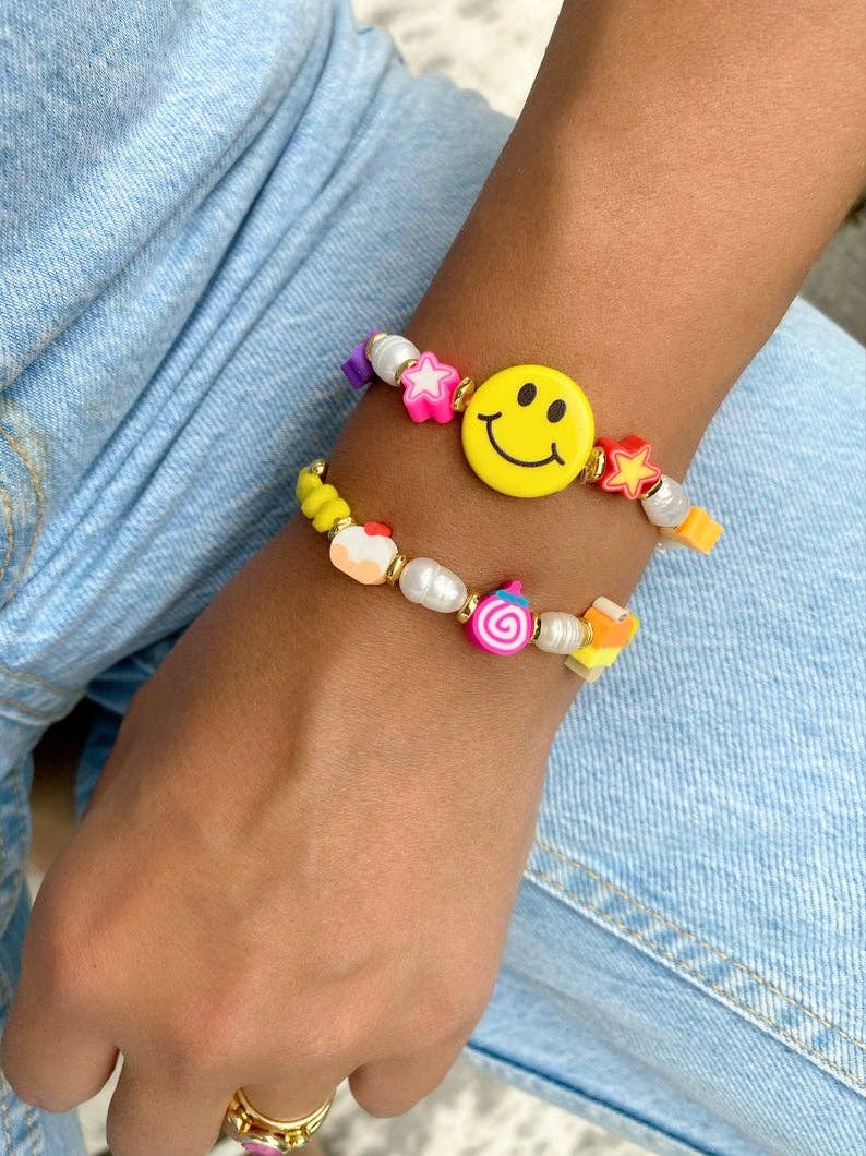 Christina Christi - Vente Bracelet de perles - Bracelets à perles colorées, bracelets de plage, bracelet heureux4