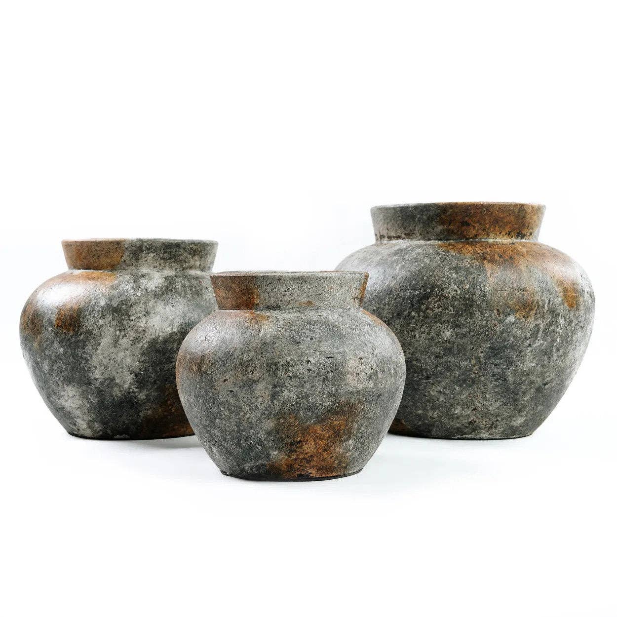 Bazar Bizar Living - Wholesale Vase - The Funky Vase - Antique Grey - M6