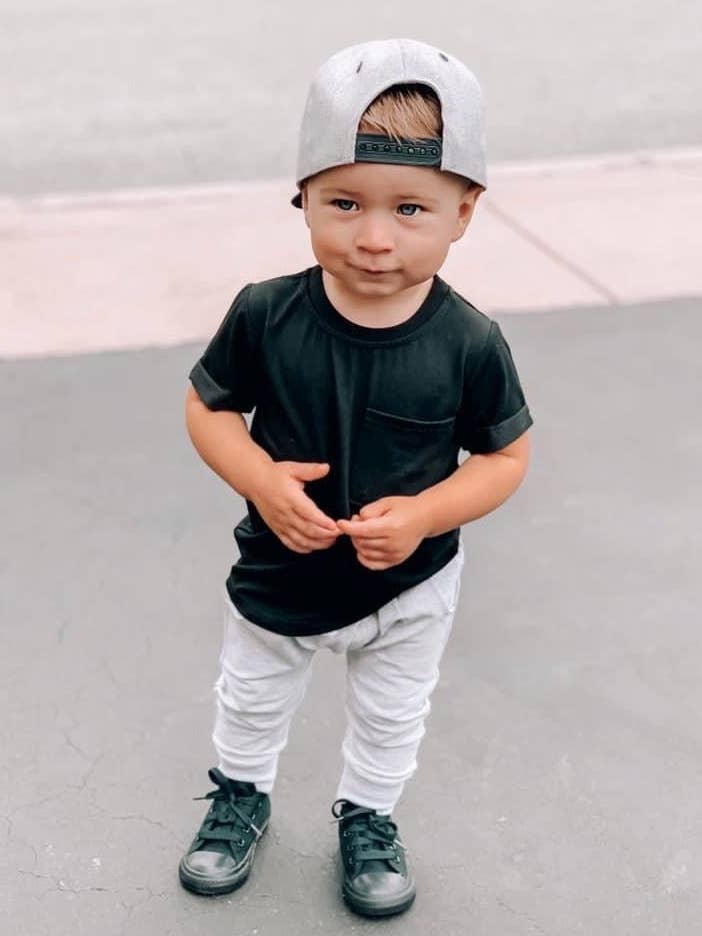 Little Bipsy - Wholesale T-Shirt - Kids - Bamboo Pocket Tee - Black6