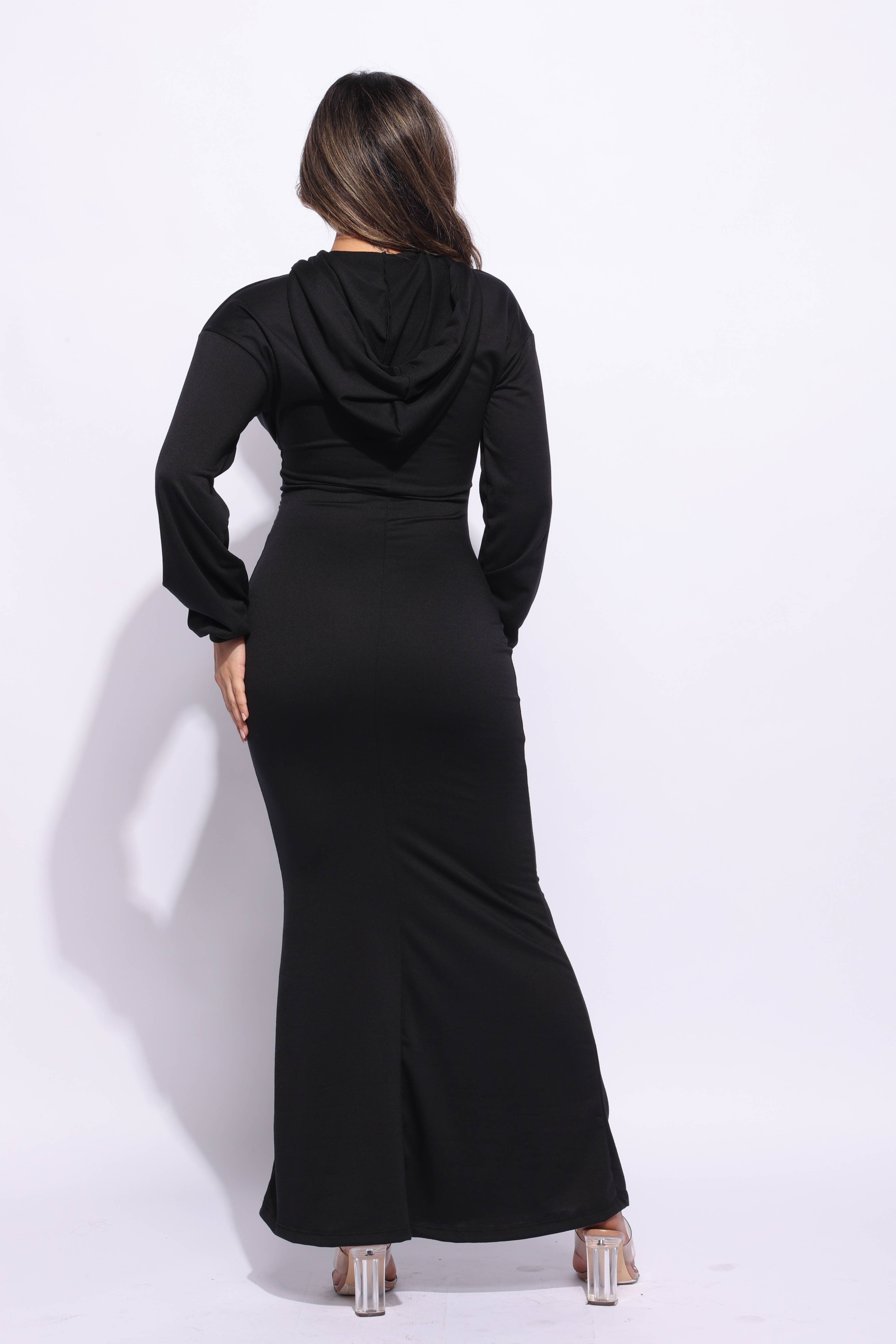 K Too – wholesale Dress – Women's – Hoodie maxi dress1