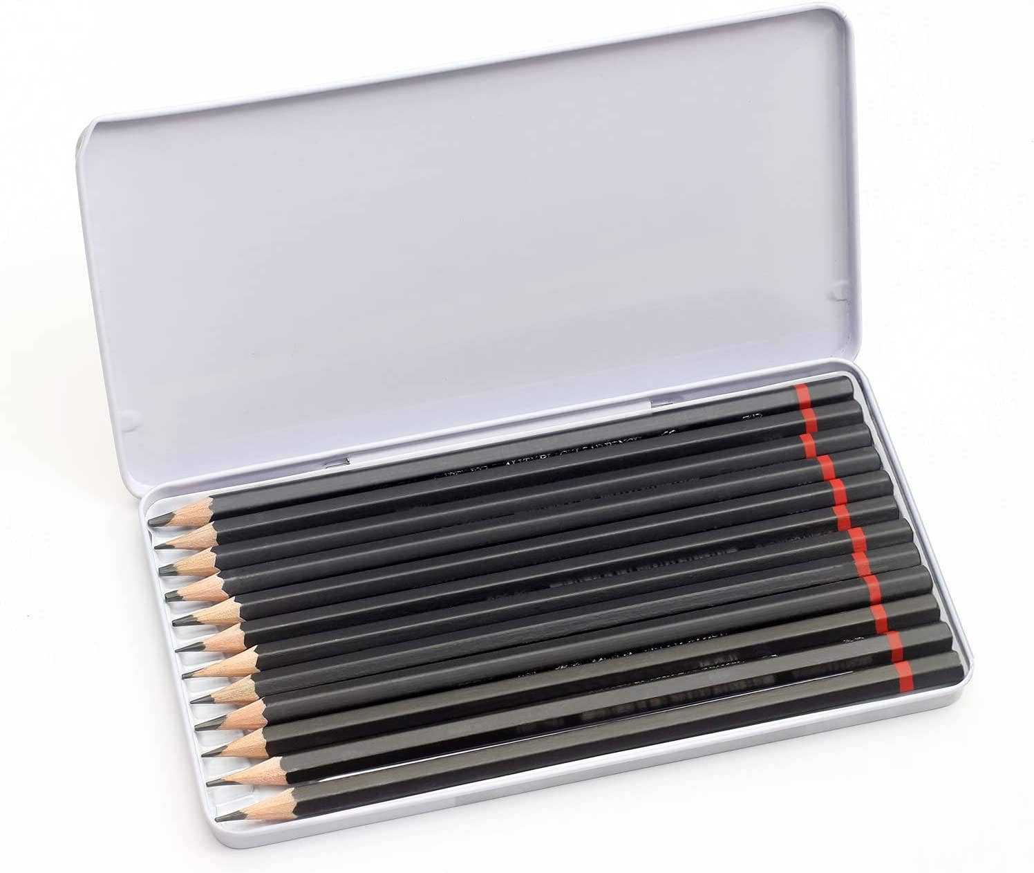 Liquidraw – wholesale Pencil – Liquidraw Drawing Pencils Set of 12, Graded Pencils For Artists, Sketching, Art, Sketch (8B-2H) Graphite Hard & Soft Pencil Set4