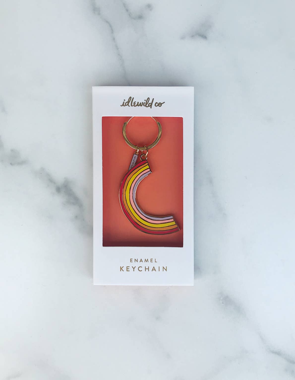 Idlewild Co. - Wholesale Keychain - Women's - Rainbow Enamel Keychain