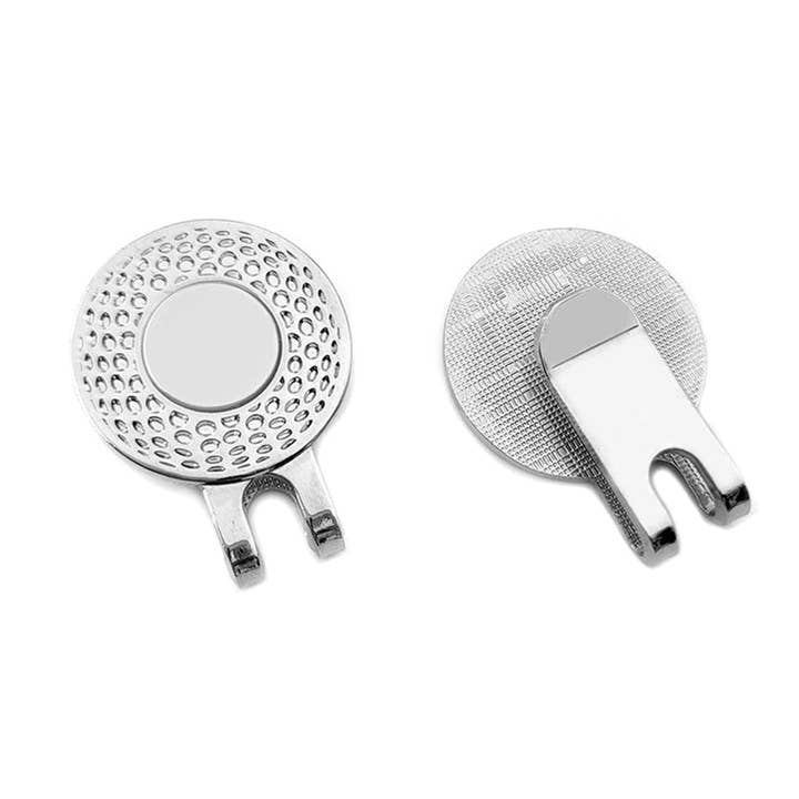 Kolorspun Pins - Vente Accessoires de sport - Marqueur de balle de golf Pool Cat avec pince à chapeau magnétique