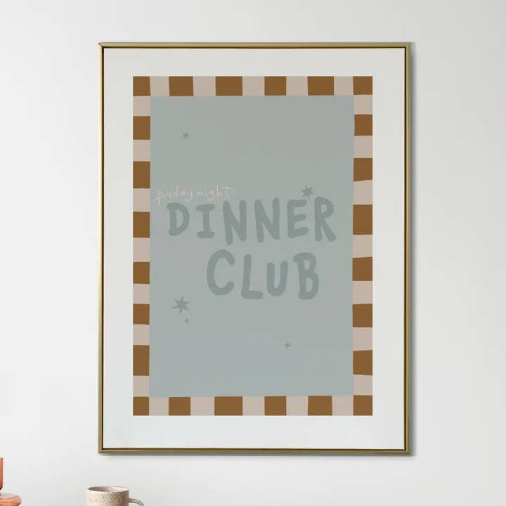 Dinner Club Print for wholesale by Hollie Newton Studio