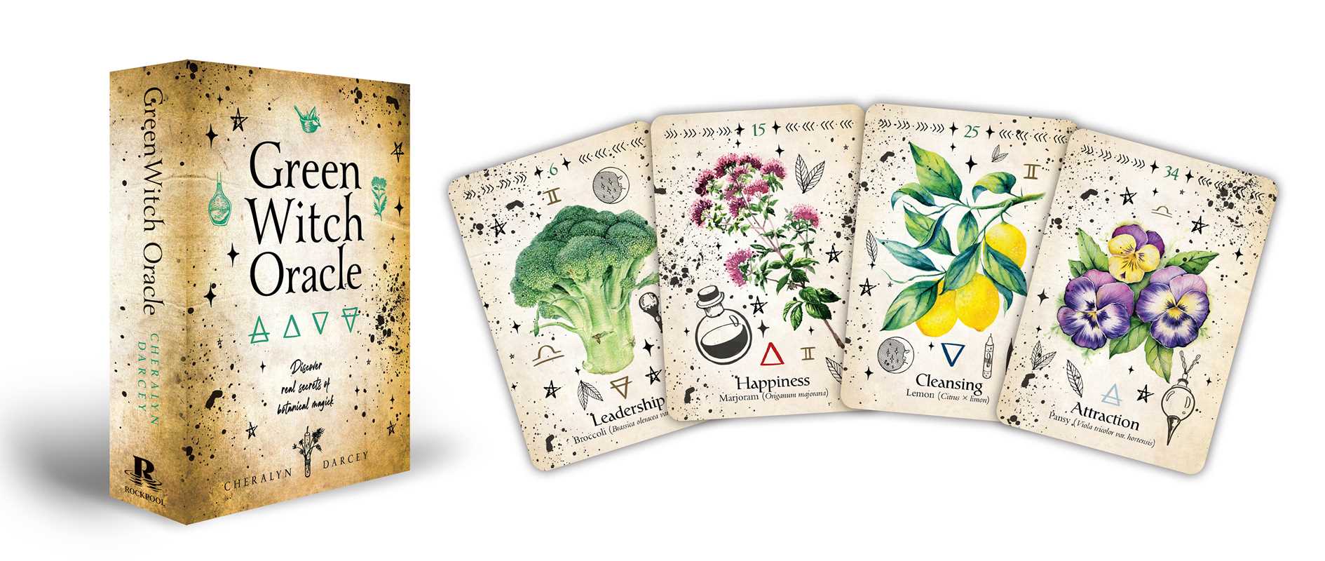 Simon & Schuster - Wholesale Tarot Cards - Green Witch Oracle Cards by Cheralyn Darcey1