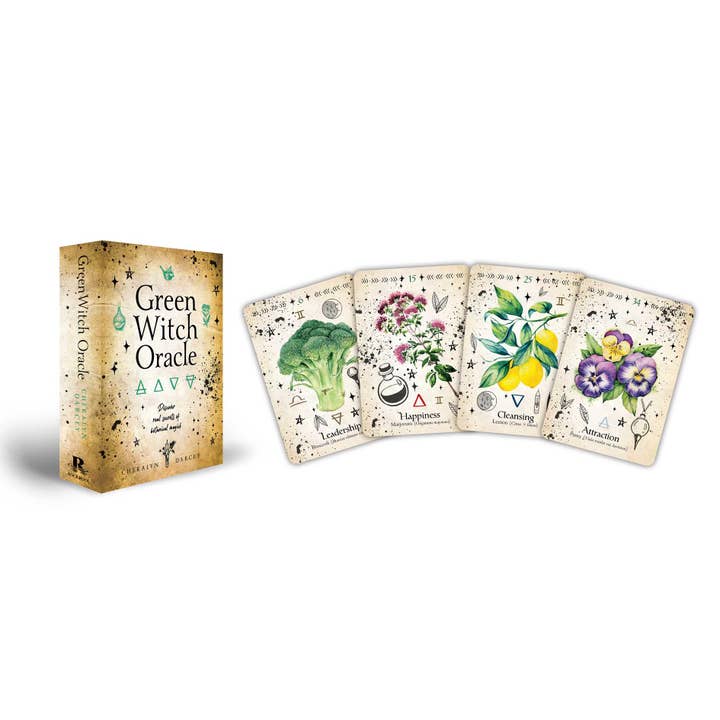 Simon & Schuster - Wholesale Tarot Cards - Green Witch Oracle Cards by Cheralyn Darcey1