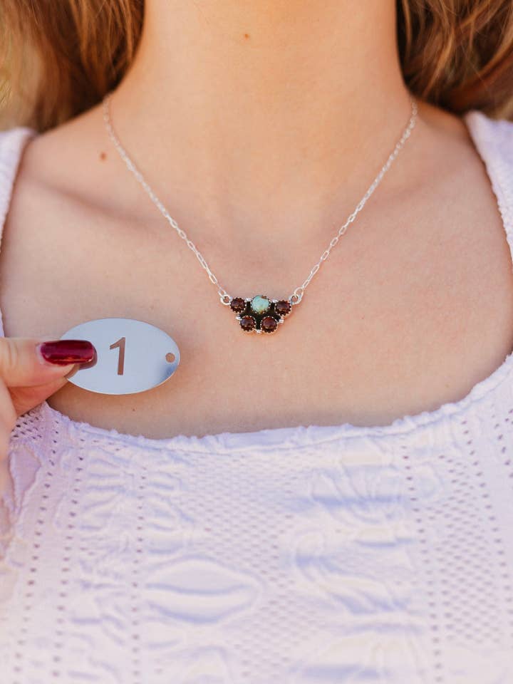 Amber & Turquoise Chain Necklaces for wholesale by Krush Kandy